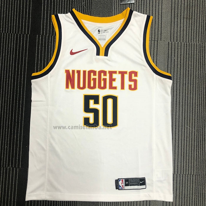 Camiseta Denver Nuggets Aaron Gordon #50 Association 2021 Blanco